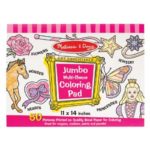 Melissa and Doug Jumbo Colouring Pad Pink