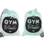 GYM & TONIC' MINT DOUBLE SIDED SHOE BAG