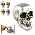 Resin Skull Coin Money Box