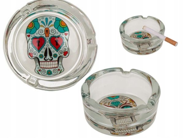 SKULL PRINT ASHTRAYS