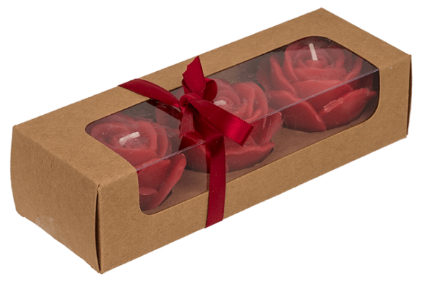 ROSE CANDLE SET