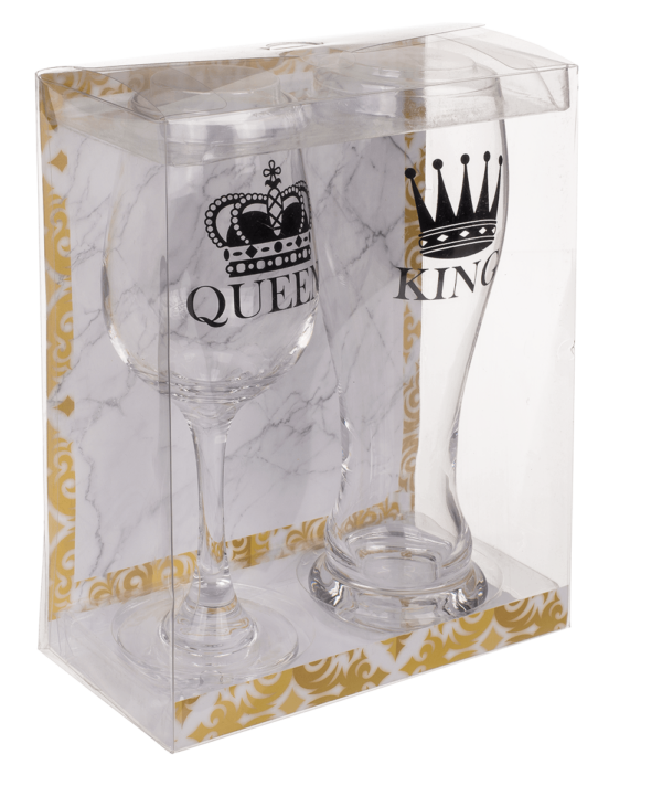 KING & QUEEN WINE CUP SET - Image 3