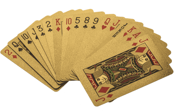 DELUXE PLAYING CARDS GOLD - Image 2
