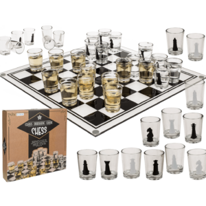GLASS CHESS DRINKING GAME