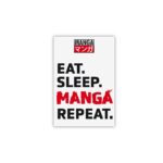 EAT SLEEP MANGA MAGNET